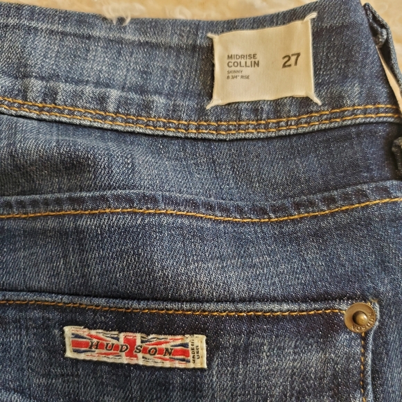 HUDSON skinny Collin flap midrise jeans in Savi - Picture 4 of 16